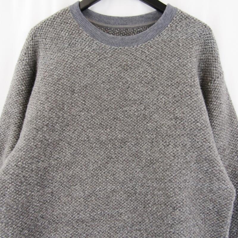 美品 Cornier コルニエ クルーネックニット 20CS12 BRITISH WOOL