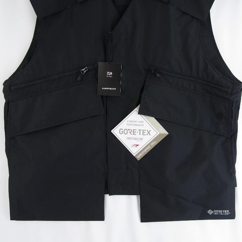 未使用 D-VEC × ALMOSTBLACK ディーベック GORE-TEX INFINIUM VEST VF