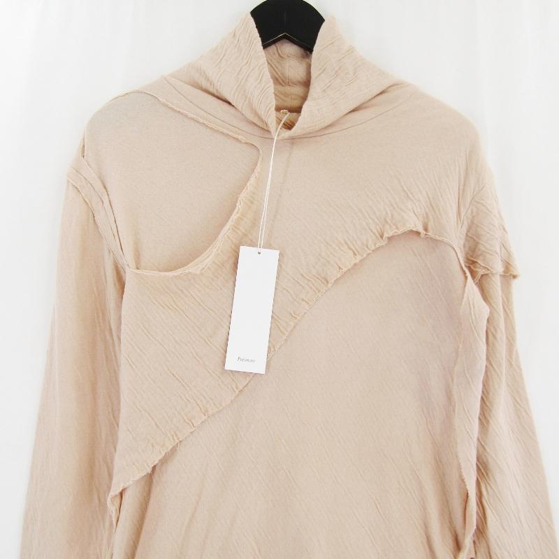 未使用 Fujimoto フジモト 長袖Tシャツ FJ25S-11-002 ハイネック  