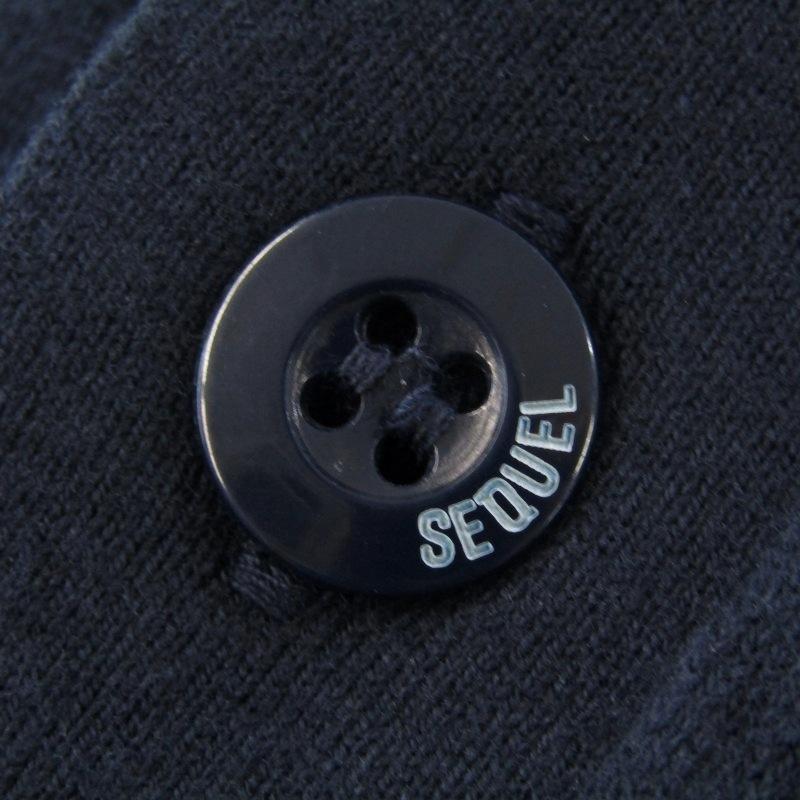 美品 SEQUEL シークエル カーディガン SQ-25AW-KN-02 KNIT CARDIGAN