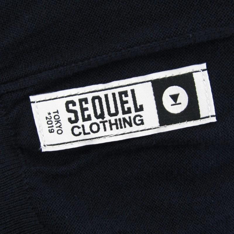 美品 SEQUEL シークエル カーディガン SQ-25AW-KN-02 KNIT CARDIGAN