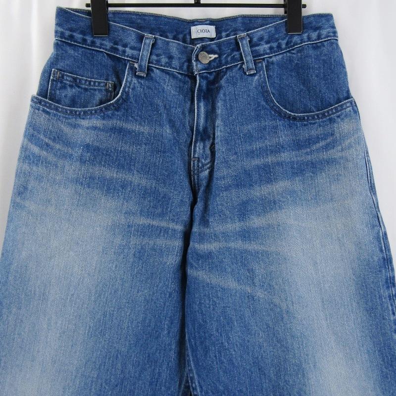 CIOTA シオタ デニムパンツ NPTM-11BG スビンコットンバギーデニム