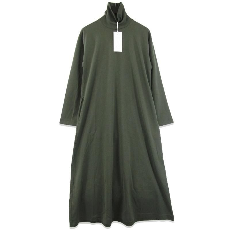 未使用 Graphpaper グラフペーパー Brushed Mockrody High Neck Dress 