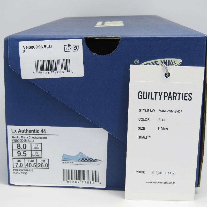 VANS（ヴァンズ） 未使用 × WACKO MARIA バンズ 26cm LX AUTHENTIC 44