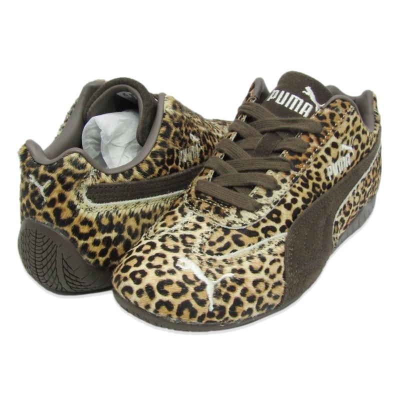 PUMA（プーマ） 美品 22.5cm SPEEDCAT WILD WNS 406690-01 レオパード
