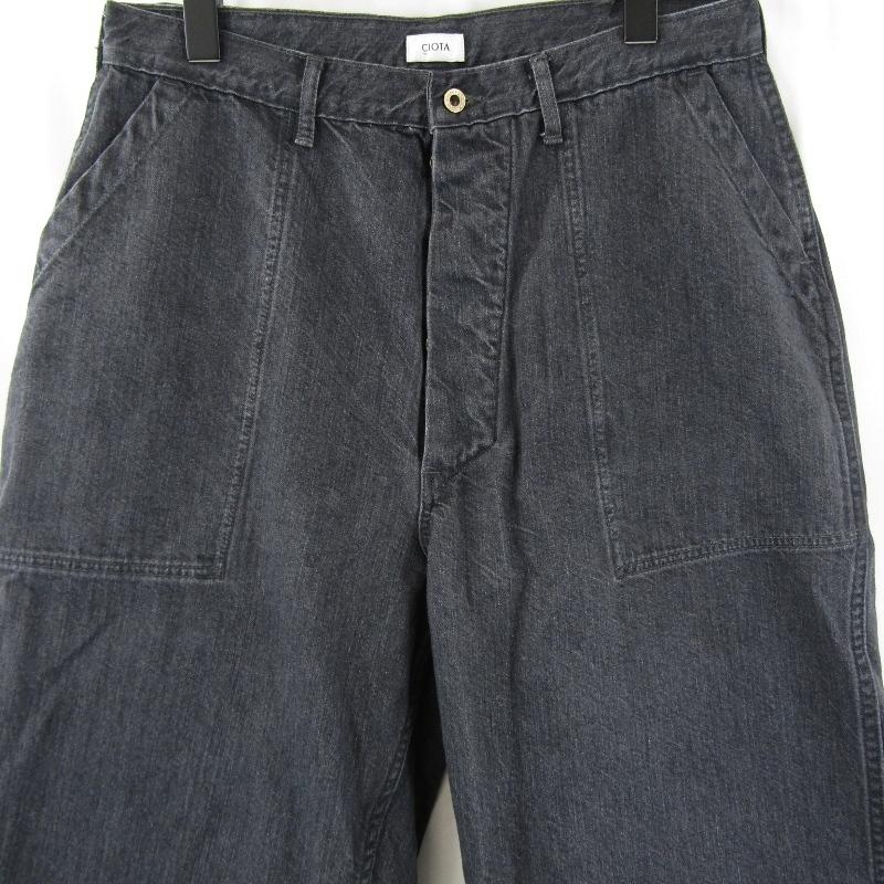 未使用 CIOTA シオタ デニムパンツ PTLM-15BAW-MGR 25SS 11.5oz