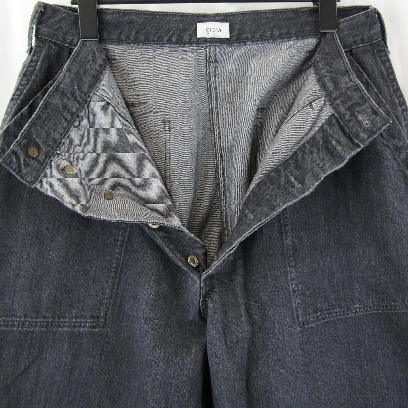 未使用 CIOTA シオタ デニムパンツ PTLM-15BAW-MGR 25SS 11.5oz
