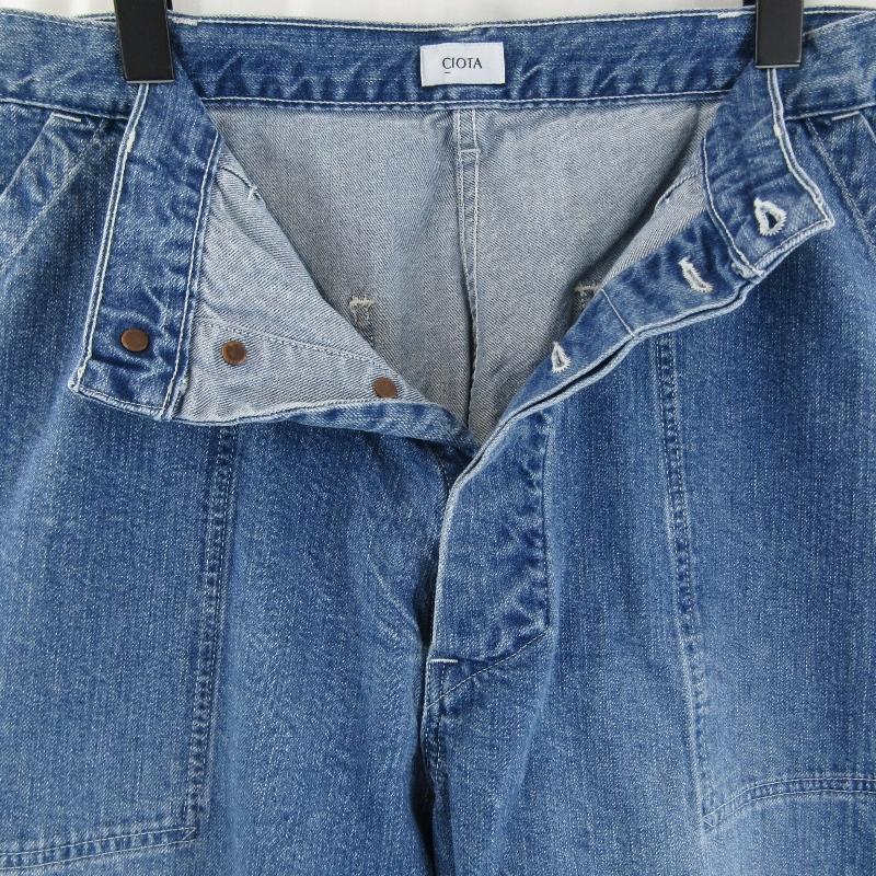 未使用 CIOTA シオタ デニムパンツ PTLM-15BAW-PIMDBL-D 25AW 11.5oz