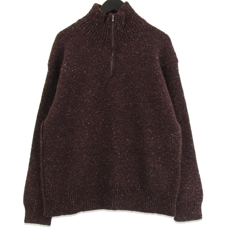 美品 Caledoor カレドアー ハーフジップニット British Wool Half Zip