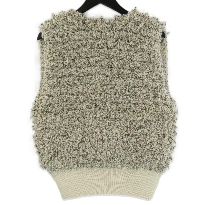 美品 MAYDI マイディ ニット ベスト 27-12-55-12011 ラマ ウール