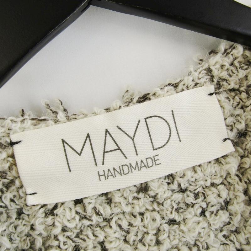美品 MAYDI マイディ ニット ベスト 27-12-55-12011 ラマ ウール