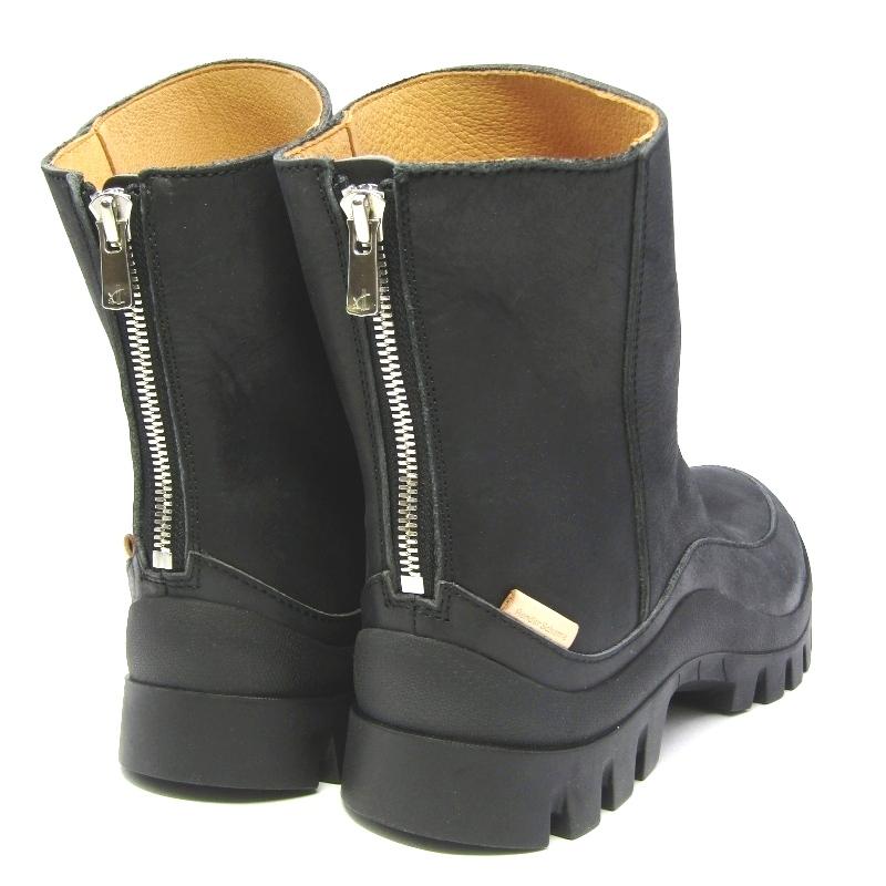 未使用 Hender Scheme エンダースキーマ 3 BACK ZIP #2146 xu-s-bzp バックジップブーツ 牛革 スムースレザー ブラック 黒  35005446 Hender Scheme（エンダースキーマ） 未使用 3 BACK ZIP #2146 xu-s-bzp