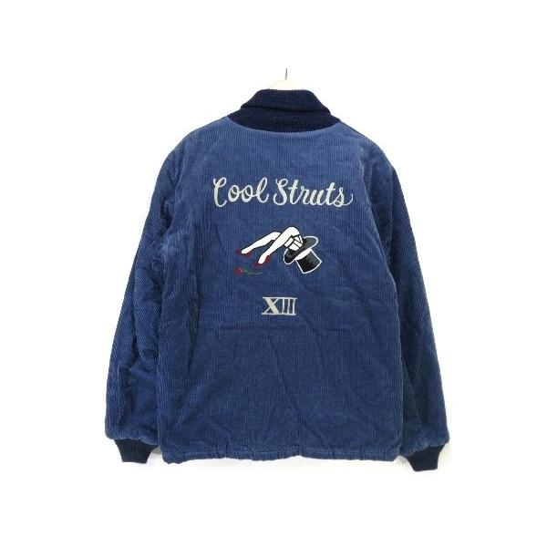 RADIALL ラディアル 13AW ファラオジャケット コート 38 青 刺繍 RADIALL ラディアル 13AW ファラオジャケット コート 38 青 刺繍