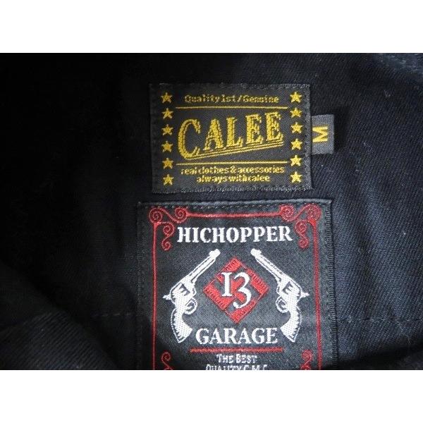 CALEE キャリー 刺繍入り カバーオール ブラック Mサイズ CALEE
