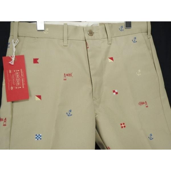 未使用 BONCOURA ボンクラ EMBROIDERY SHORT PANTS エンブロイ