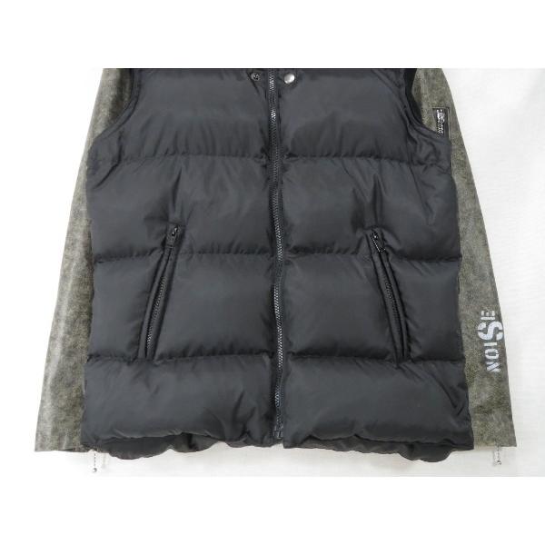 美品 UNDERCOVER アンダーカバー 袖レザーダウンジャケット C3000 UNDERCOVER - JONIO着 30th 11AW アンダーカバー 袖レザーPC