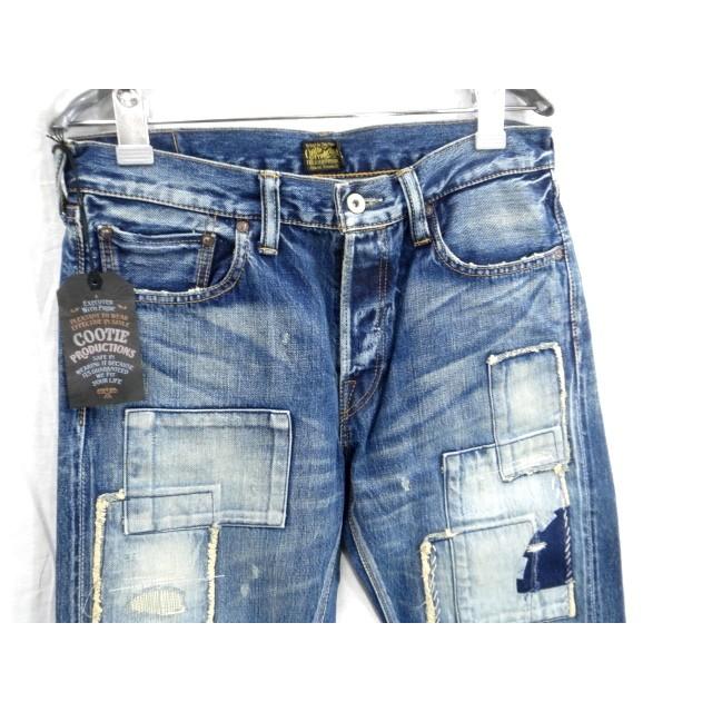 未使用 COOTIE クーティー 5 Pocket Repair Denim CTE-16S103 リペア 