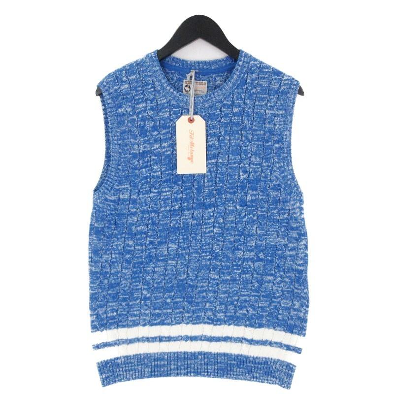 未使用 FilMelange フィルメランジェ ニットベスト CAYLEY コットン