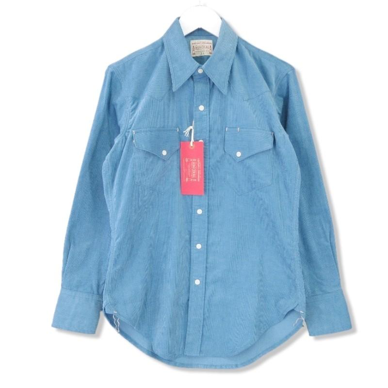 未使用 BONCOURA ボンクラ 長袖ウエスタンシャツ サマーコーデュロイ 