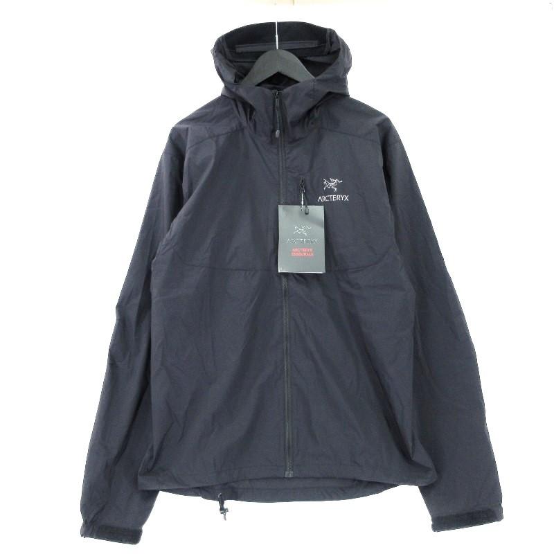 美品 ARC'TERYX アークテリクス Squamish Hoody 13647 スコーミッシュ フーディ ブラック 黒 M タグ付き