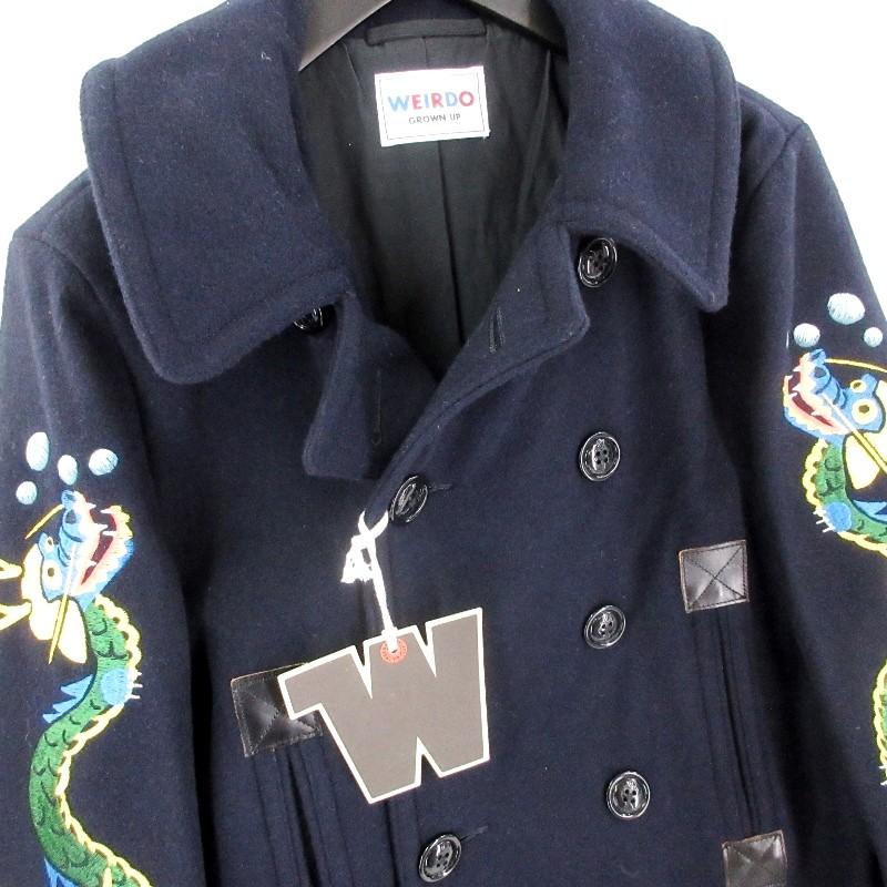 Weirdo ウィアード メルトンウールコートL