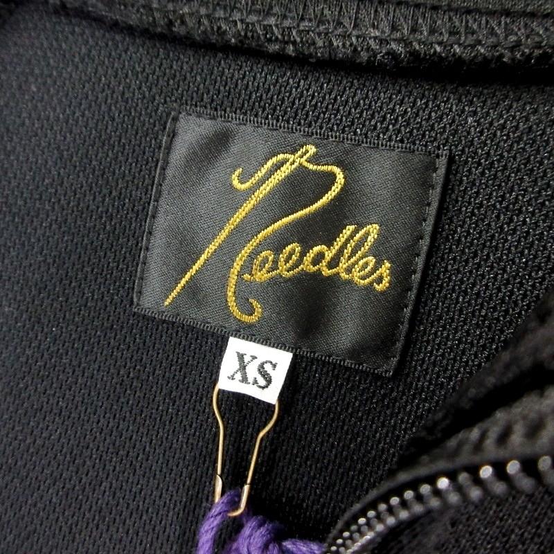 美品 Needles ニードルズ トラックジャケット FK192 POLY SMOOTH サイドライン ジャージ ブラック 黒 XS メンズ  中古 20012630｜classic｜05