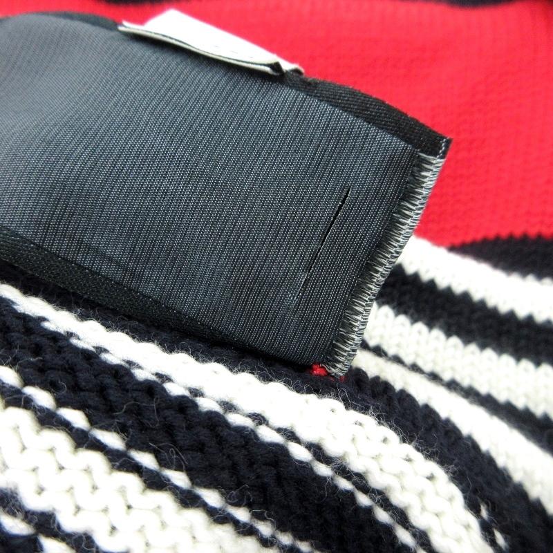 GUCCI グッチ ニット ジャケット 545701 XKABP ボーダー 切替 GUCCI グッチ ニット ジャケット 545701 XKABP ボーダー 切替