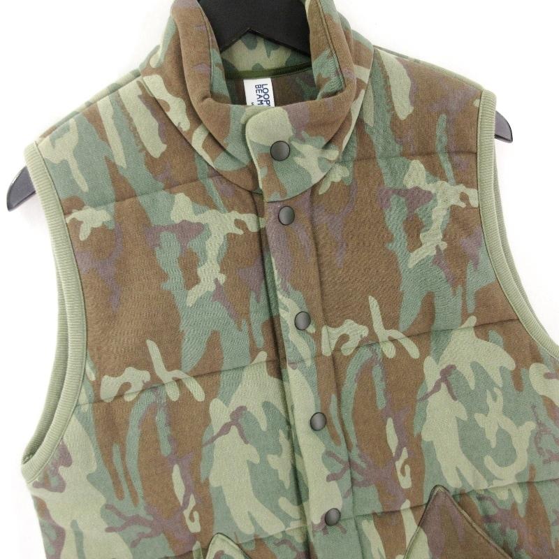 LOOPWHEELER × BEAMS PLUS ループウィラー ビームス 中綿ベスト 