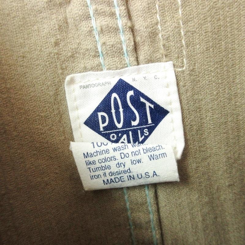 ポストオーバーオールズ　アメリカ製　チンストラップ付き　カバーオール　ジャケット 2020 F/W PSOT O'ALLS 始まりました！！ | Northrim Blog