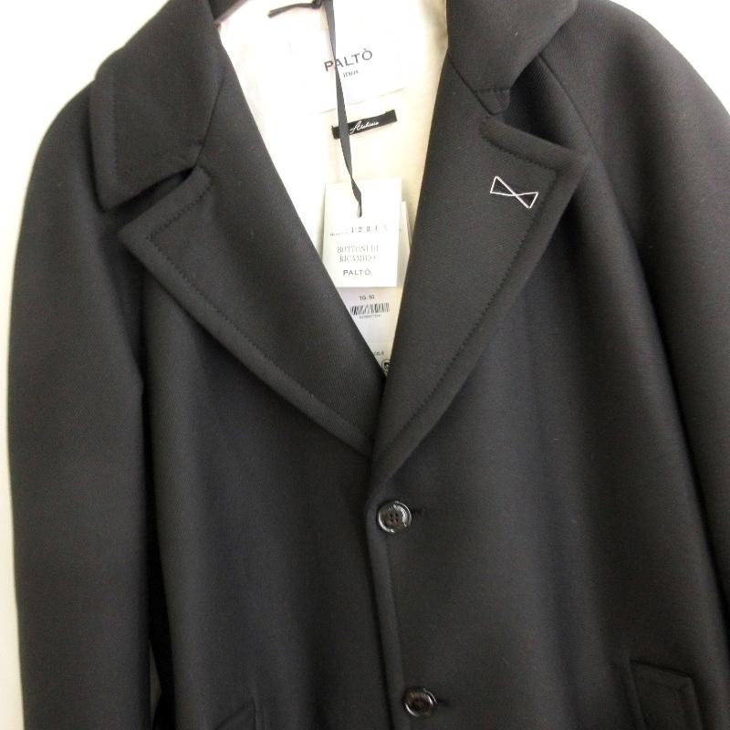 未使用 Palto パルト アルスターカラーコート Simone Trevis シモーネ 撥水 ベルテッド ラグランスリーブ ブラック 黒 50 メンズ 中古 20013655 20013655 クラシック 通販 Yahoo ショッピング