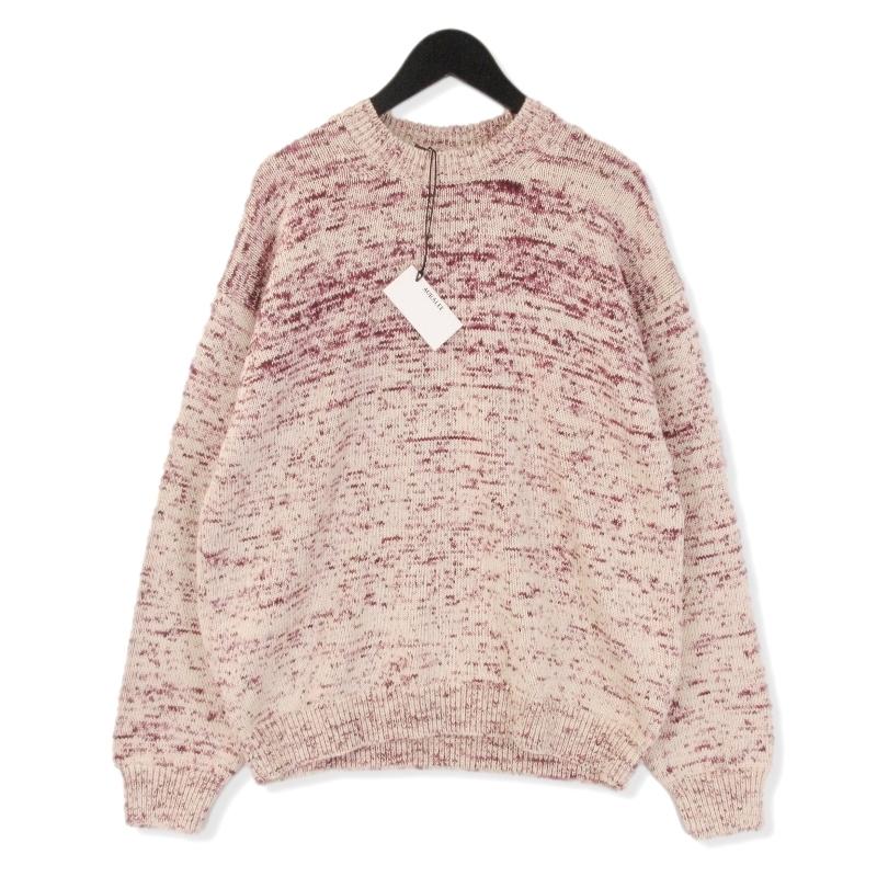 未使用 AURALEE オーラリー SUPER FINE COTTON RESIST DYED KNIT 未使用 AURALEE オーラリー SUPER FINE COTTON RESIST DYED KNIT