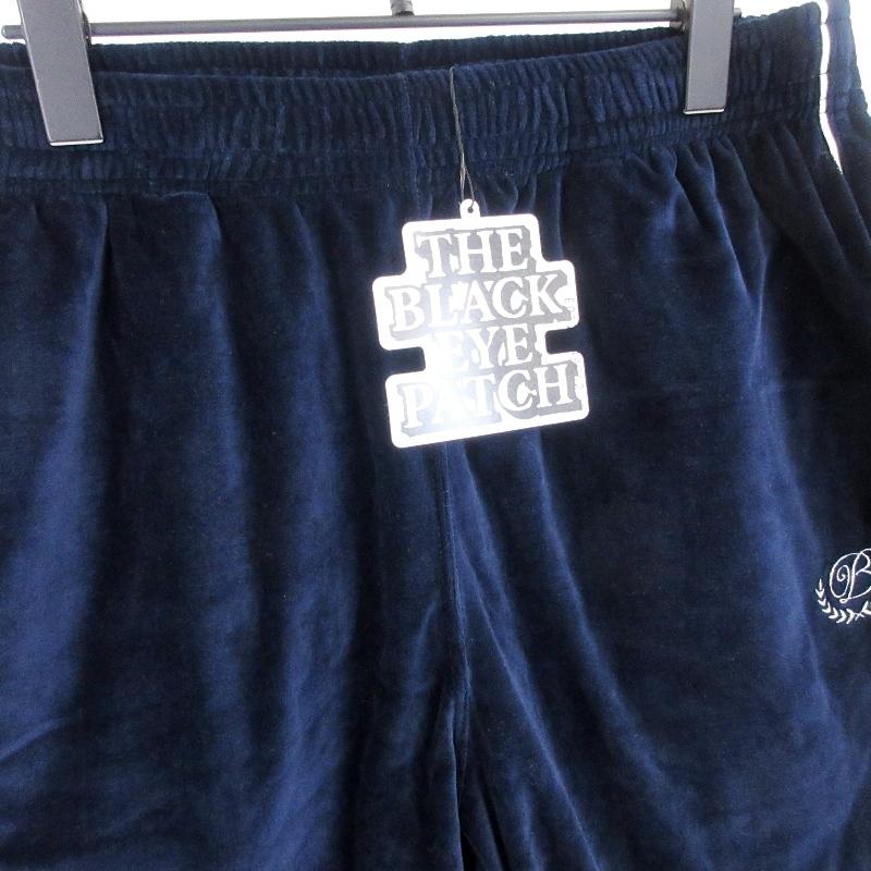 未使用 Black Eye Patch ブラックアイパッチ B EMBLEM PIPING VELOUR 