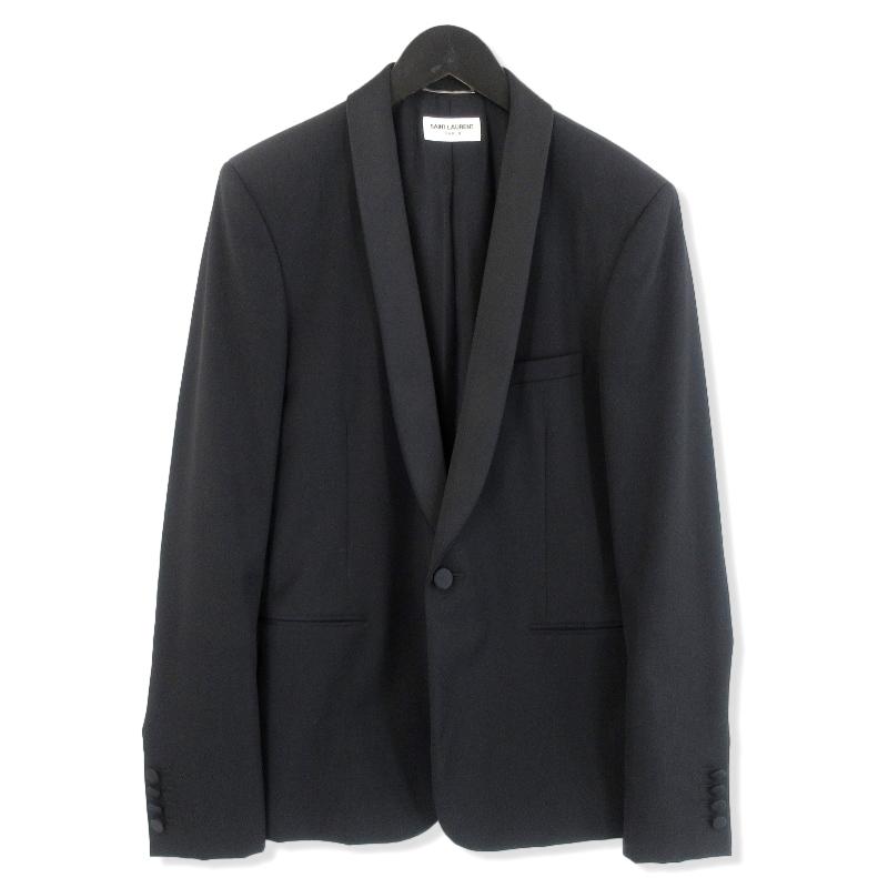 Yves Saint Laurent SAINT LAURENT PARIS サンローラン サテンラペル 