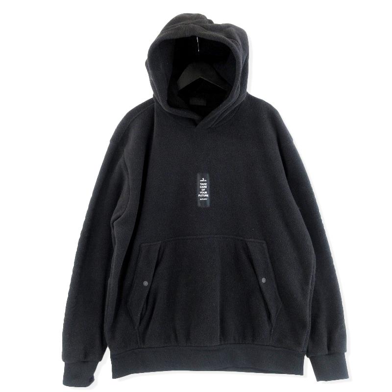 MONCLER モンクレール フリース フーディ XL ブラック