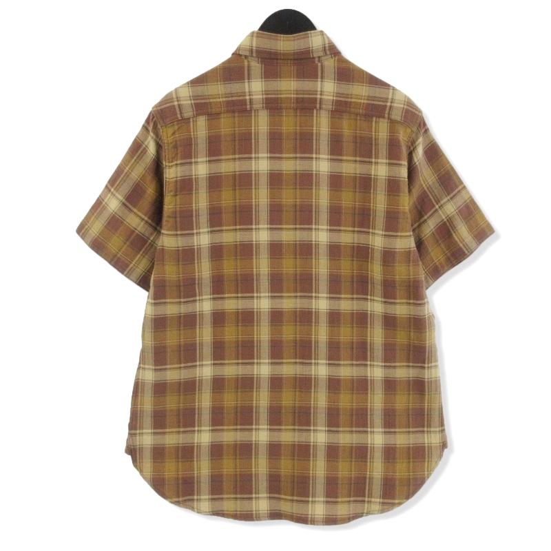 SASSAFRAS 未使用 ササフラス 半袖チェックシャツ SF-201659 Feel Sun  