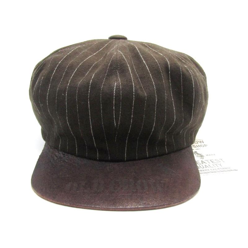 OLD CROW キャスケット ブラウン 未使用 OLD CROW オールドクロウ キャスケット OC-20-AW-G01 Old