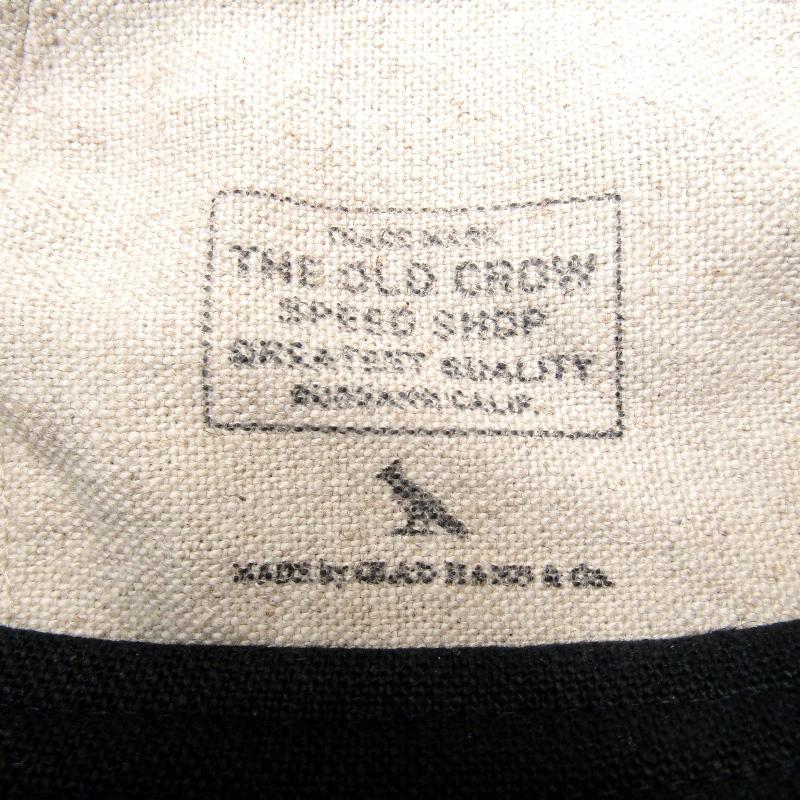 OLD CROW キャスケット ブラウン 全2色【OLD CROW/オールドクロウ】2023SS「Old Rod Mechanic Cap