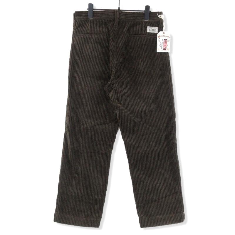 CALEE ブラック コーデュロイパンツ M