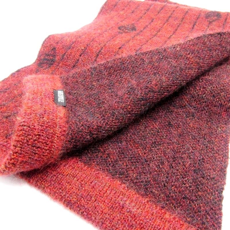 タグ付き未使用！ギャングスタービル　マフラー　モヘア GANGSTERVILLE 未使用 ギャングスタービル マフラー GSV-21-AW