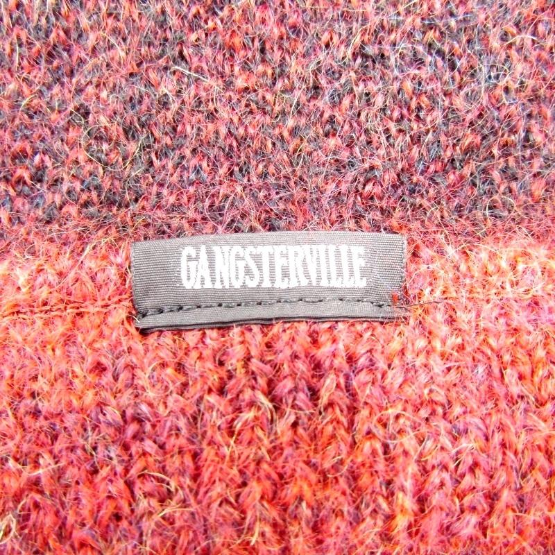 タグ付き未使用！ギャングスタービル　マフラー　モヘア GANGSTERVILLE 未使用 ギャングスタービル マフラー GSV-21-AW