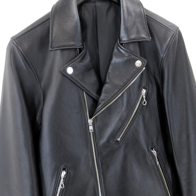 LIDNM リドム ダブルライダースジャケット L17SS-22 ラムレザー LIDNM リドム ダブルライダースジャケット L17SS-22 ラムレザー