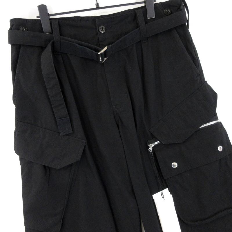 sacai Sacai サカイ カーゴパンツ 21-02596M 21AW Cotton Oxford sacai Sacai サカイ カーゴパンツ 21-02596M 21AW Cotton Oxford