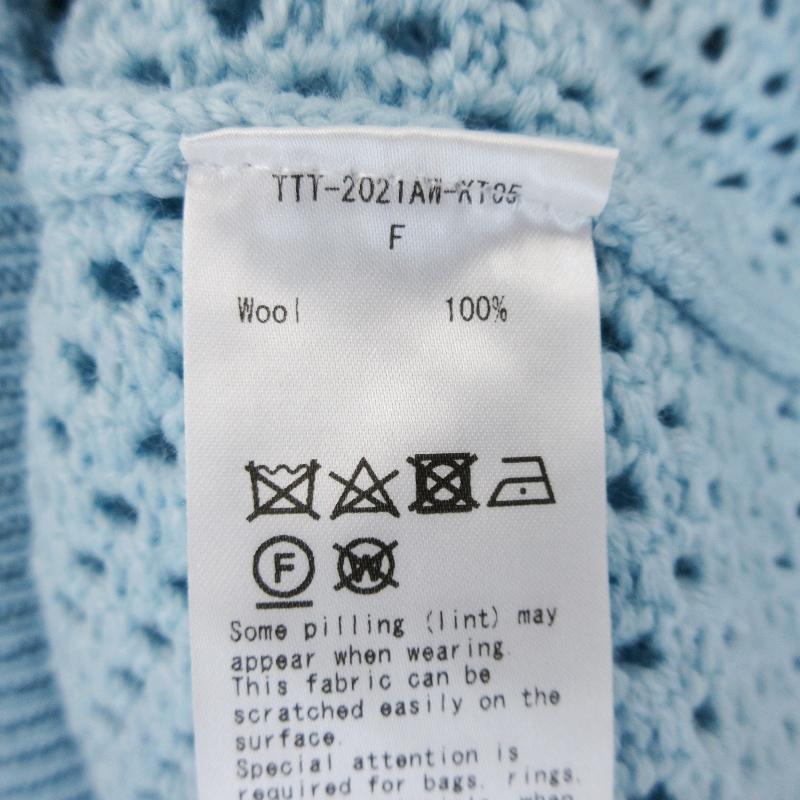 TTT MSW ティー 21AW プルオーバーニット TTT-2021AW-KT05 Wool TTT MSW ティー 21AW プルオーバーニット TTT-2021AW-KT05 Wool