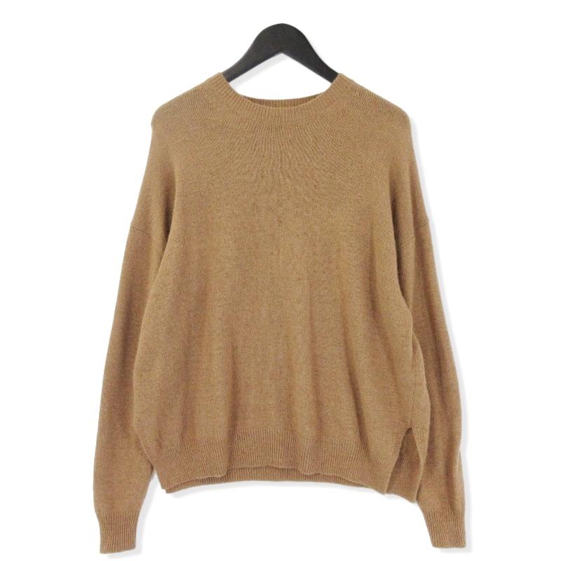AURALEE オーラリー クルーネックニット A7AP01BR BABY CAMEL KNIT 