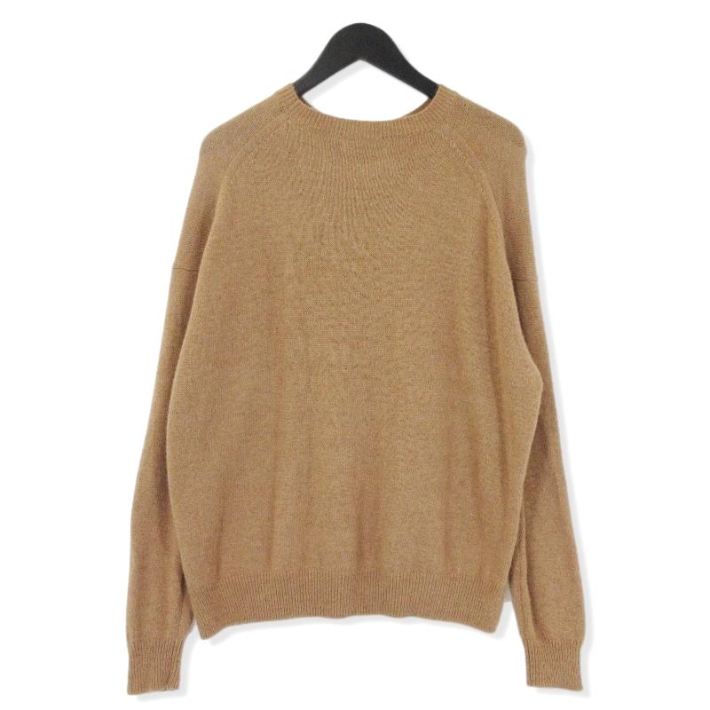 AURALEE オーラリー クルーネックニット A7AP01BR BABY CAMEL KNIT 