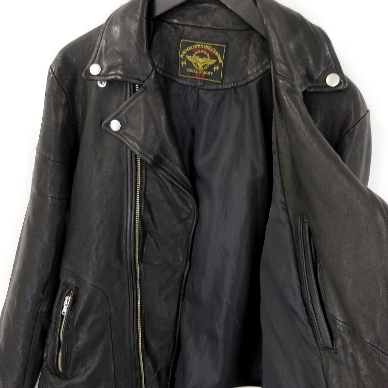 専用　スカルフライト レザージャケット 38 他の方は購入をお控え下さい 楽天市場】【SKULL FLIGHT スカルフライト】レザージャケット