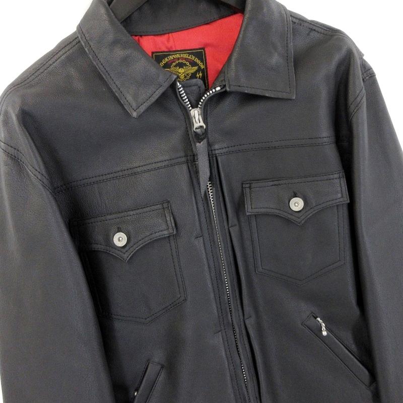 未使用 SKULL FLIGHT スカルフライト レザージャケット LEATHER RIDERS