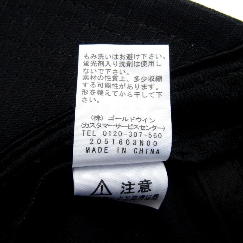 ナショナルパークスオーガニックコットンキャップ 黒 ノースフェイス