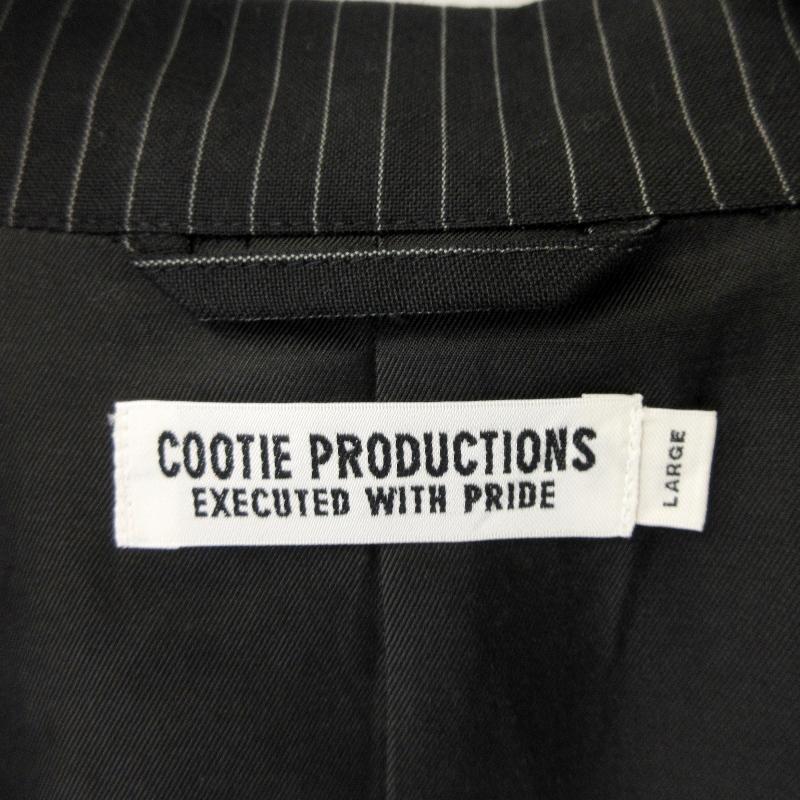 COOTIE クーティー ラペル コーチジャケット ストライプ Lapel Coach