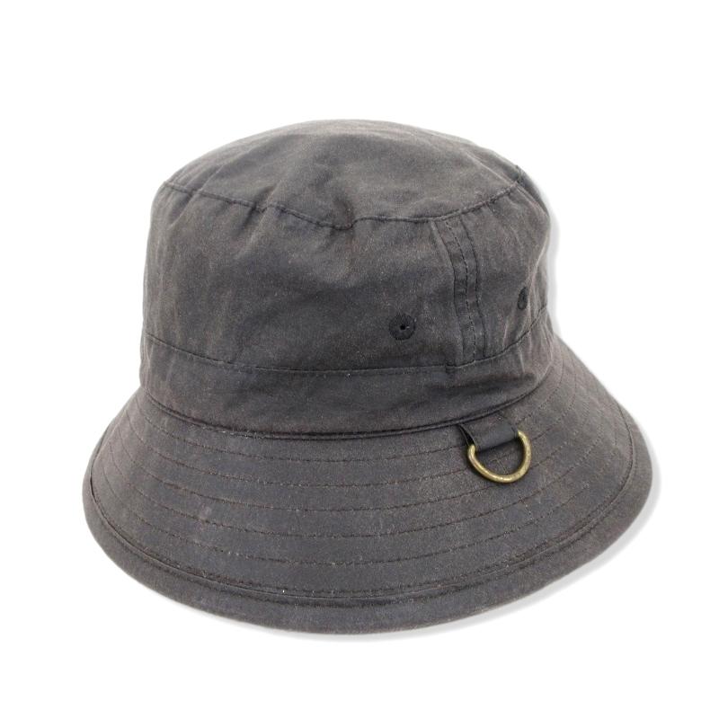 Supreme × Barbour シュプリーム バブアー バケットハット Waxed Cotton Crusher Hat ブラック 黒 L